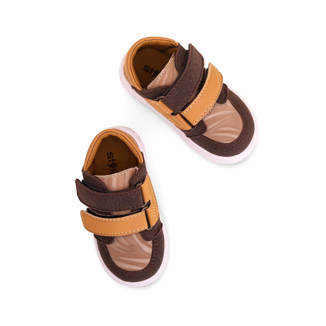 Boys Brown Casual Jogger KD1689