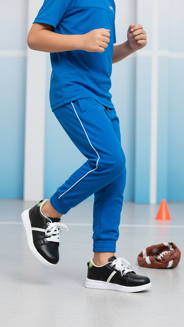 Boys Black Casual Jogger KD1701