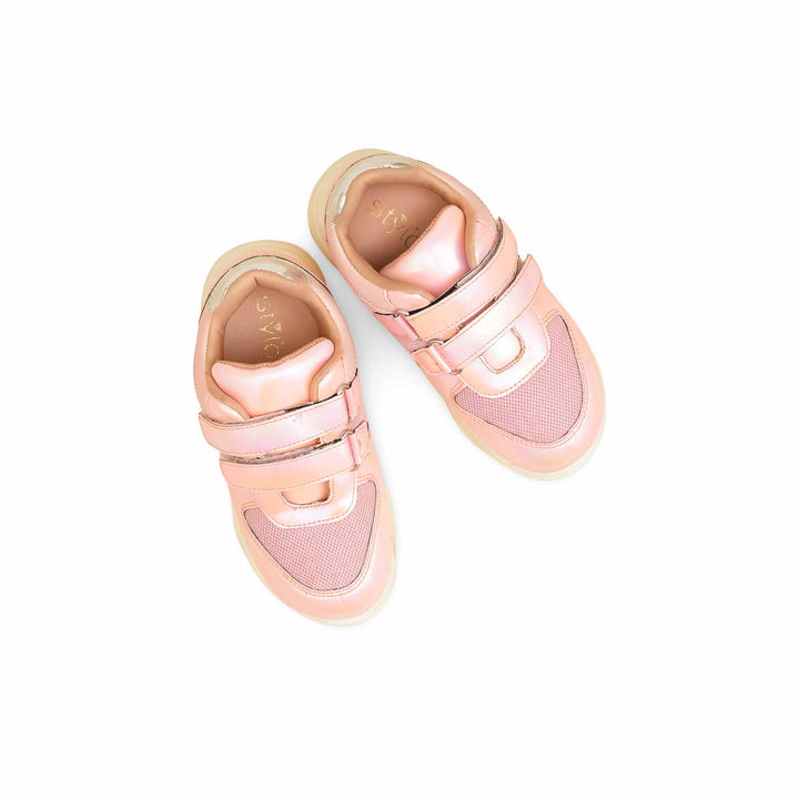 Girls Pink Casual Jogger KD1738