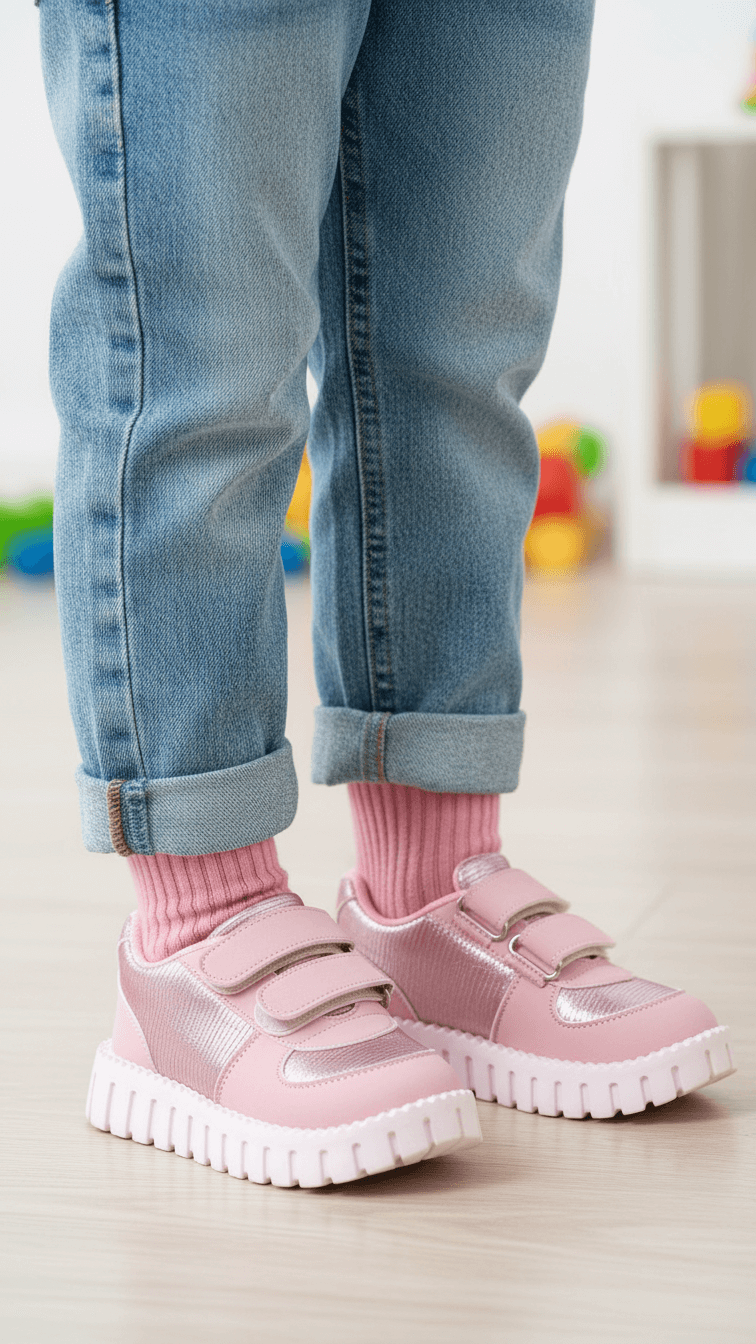 Girls Pink Casual Jogger KD1753