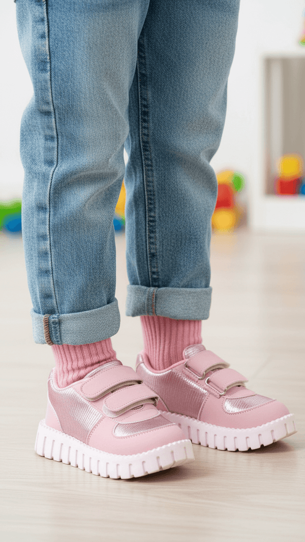 Girls Pink Casual Jogger KD1753