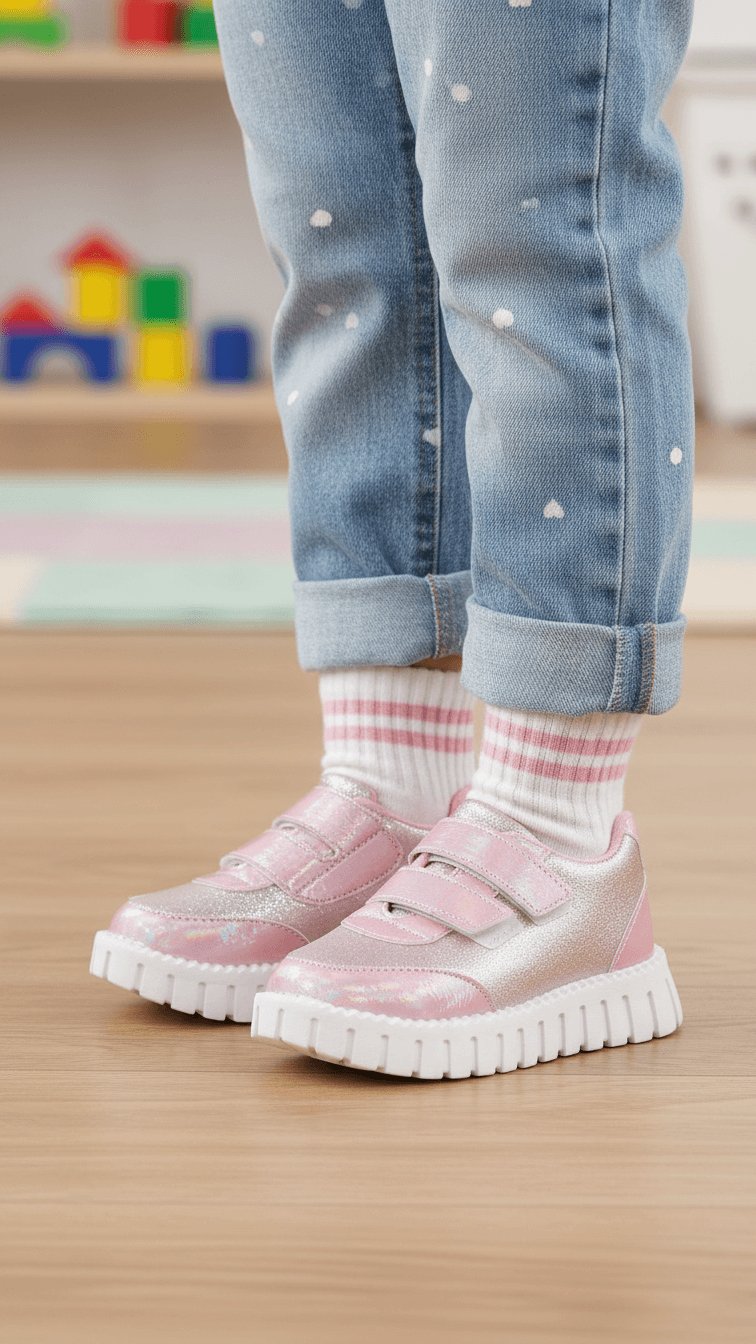 Girls Pink Casual Jogger KD1754