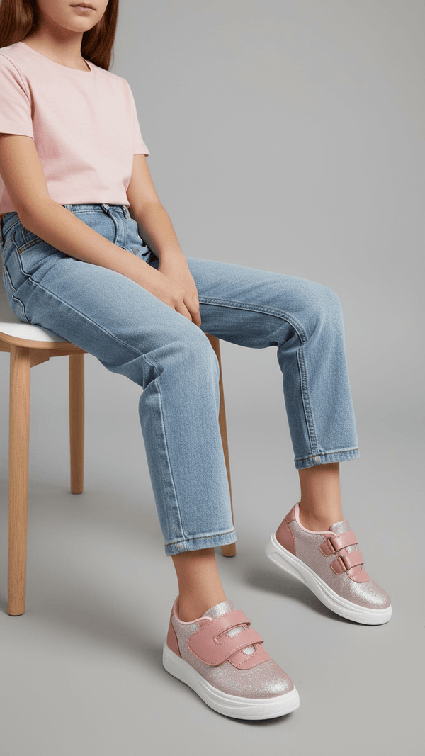 Girls Pink Casual Jogger KD1764