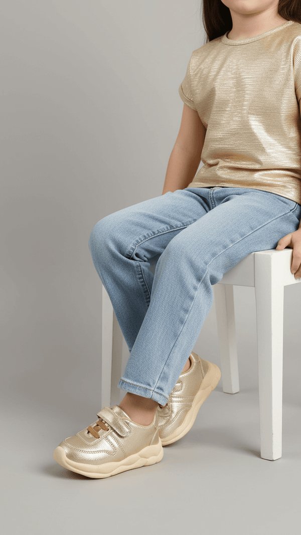 Girls Golden Casual Jogger KD1776