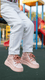 Girls Pink Casual Jogger KD1783
