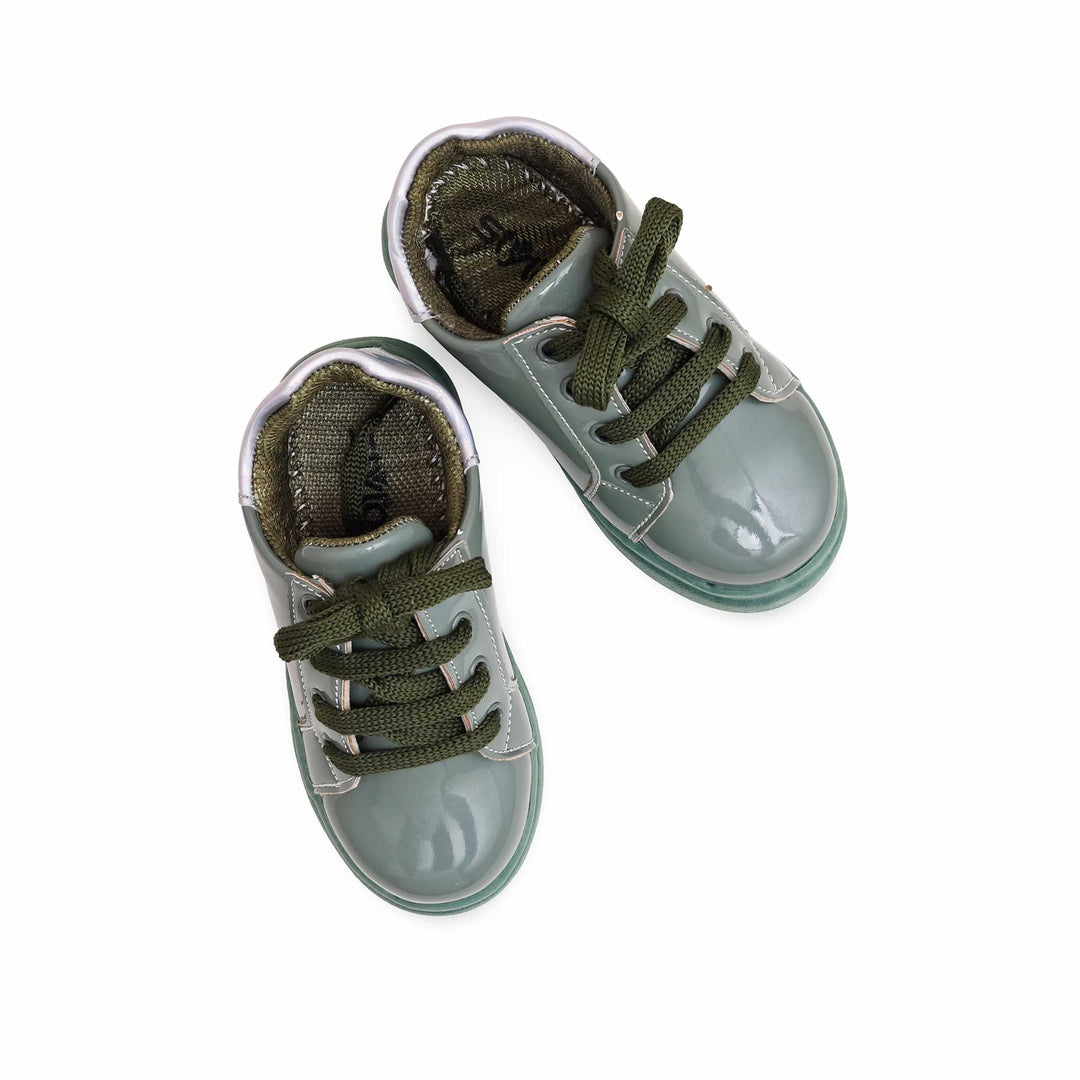 Girls Olive Casual Jogger KD1786