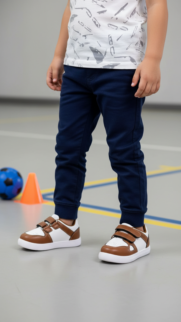 Boys Brown Casual Jogger KD1836