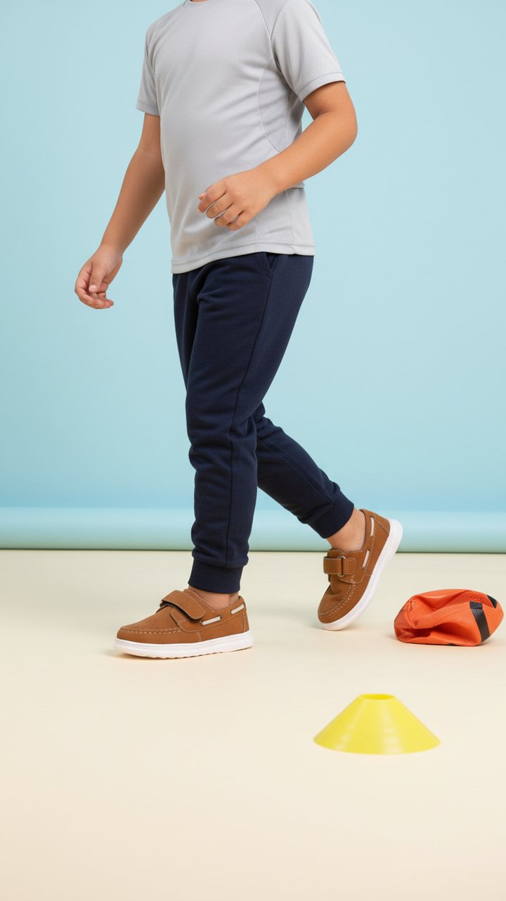 Boys Brown Casual Jogger KD1865