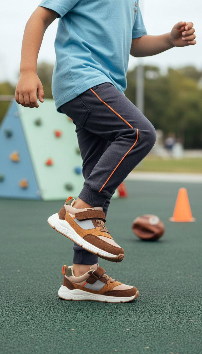 Boys Brown Casual Jogger KD1885