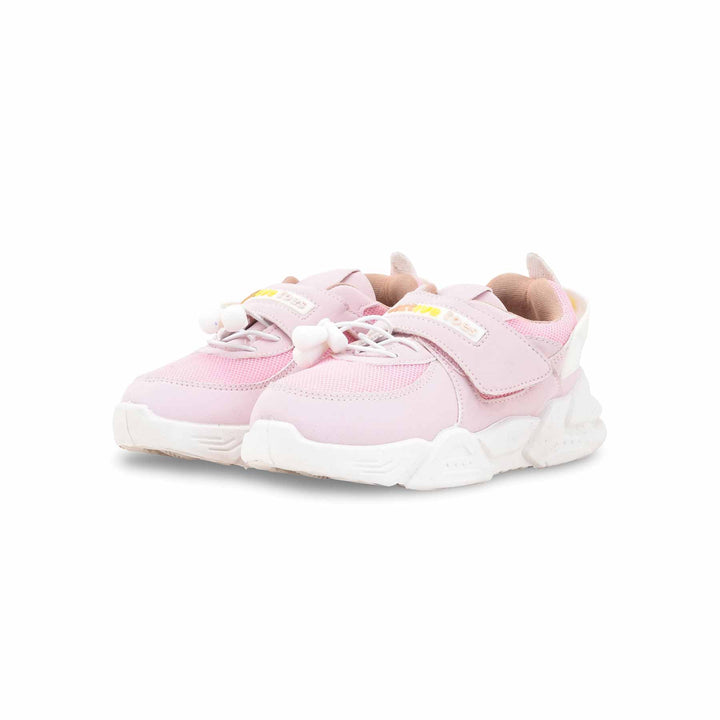 Girls Pink Casual Jogger KD1896