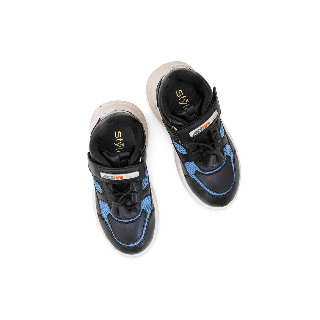 Boys Black Casual Jogger KD1900