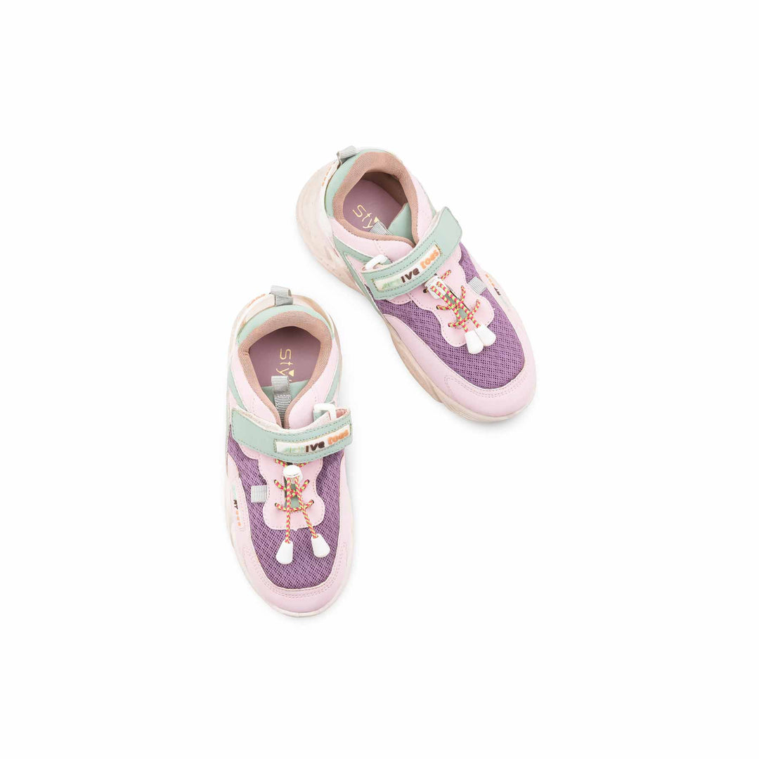 Girls Pink Casual Jogger KD1902