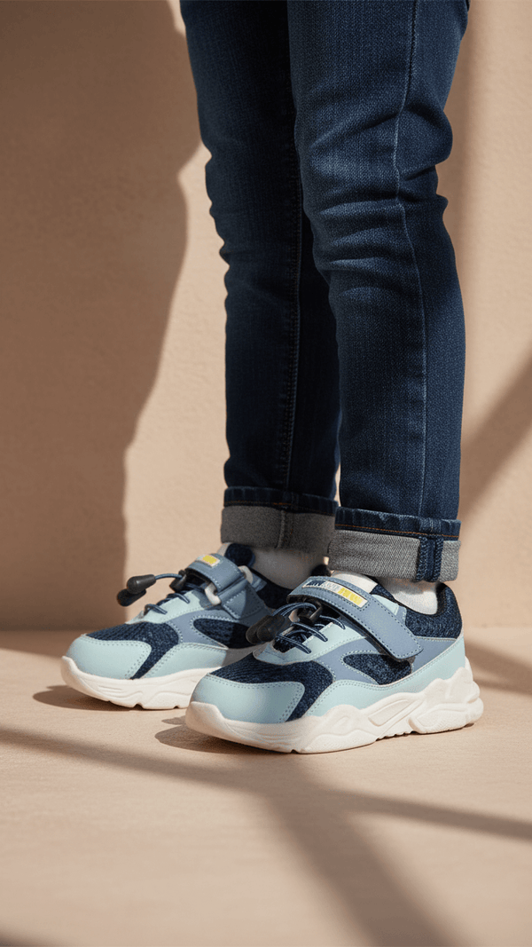 Girls Sky Blue Casual Jogger KD1905