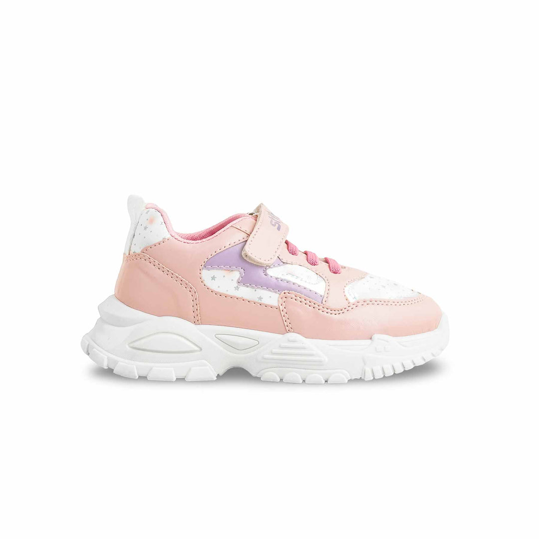 Girls Pink Casual Jogger KD1908