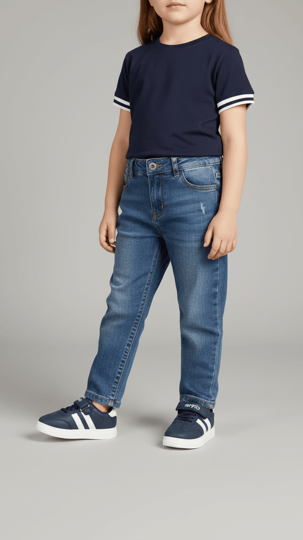 Girls Navy Casual Jogger KD1911