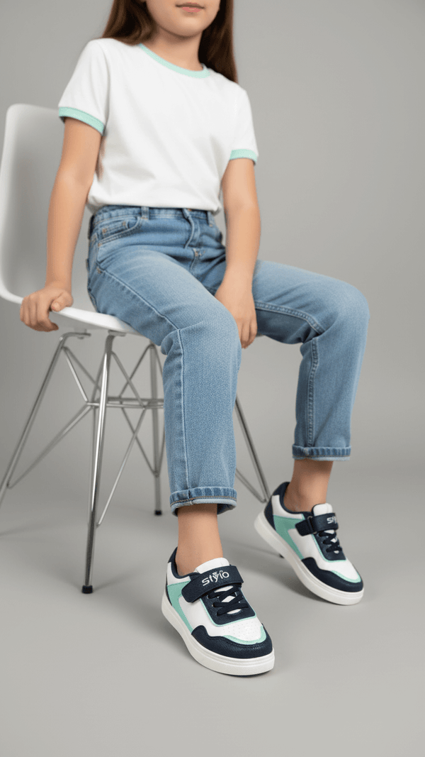 Girls Navy Casual Jogger KD1914