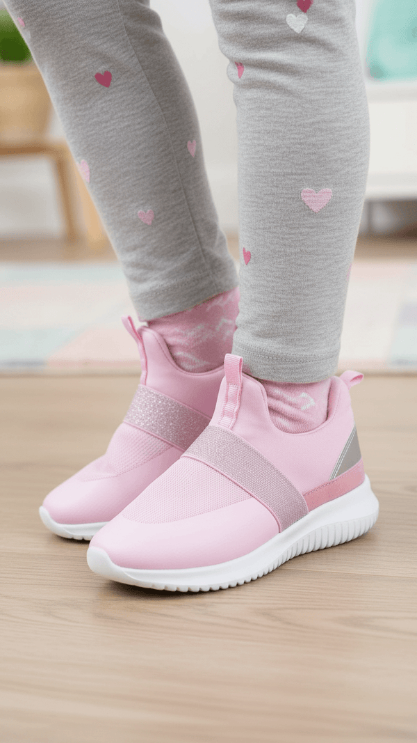 Girls Pink Casual Jogger KD1917