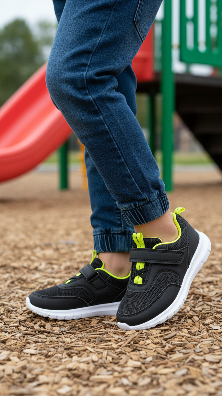 Girls Black Casual Jogger KD1918