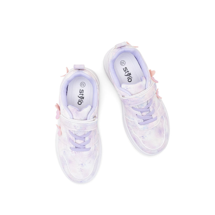 Girls Pink Casual Jogger KD1919