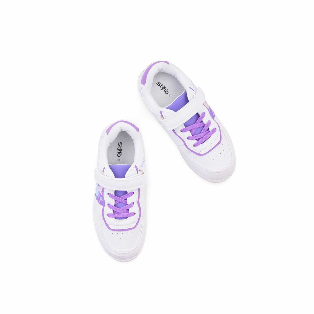 Girls Purple Casual Jogger KD1922