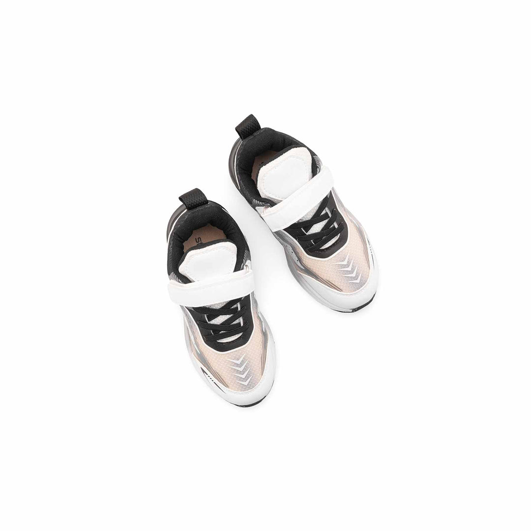 Girls White Casual Jogger KD1924