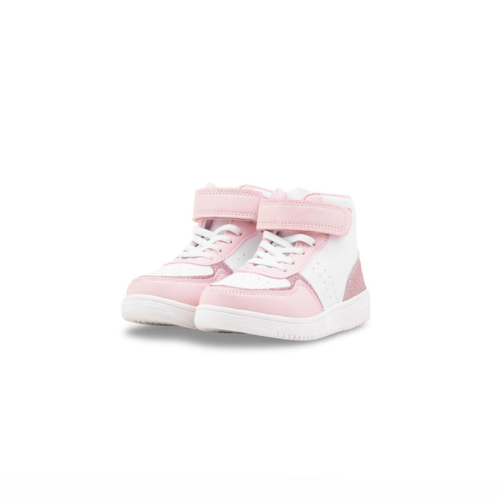 Girls Pink Formal Long Shoes KD1926