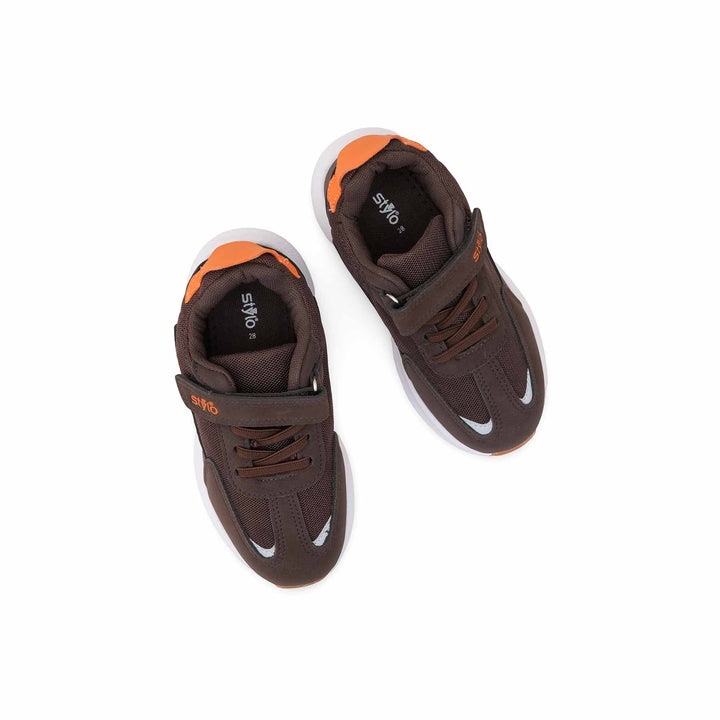 Girls Brown Casual Jogger KD1931