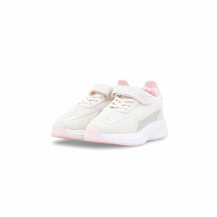 Girls Beige Casual Jogger KD1931