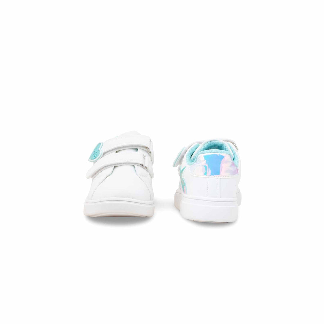 Girls White Casual Jogger KD1932