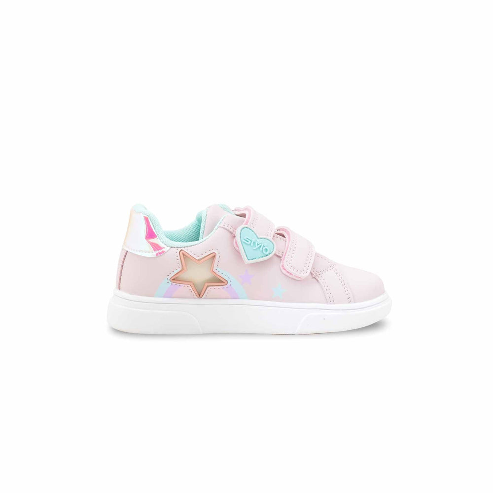 Girls Pink Casual Jogger KD1932