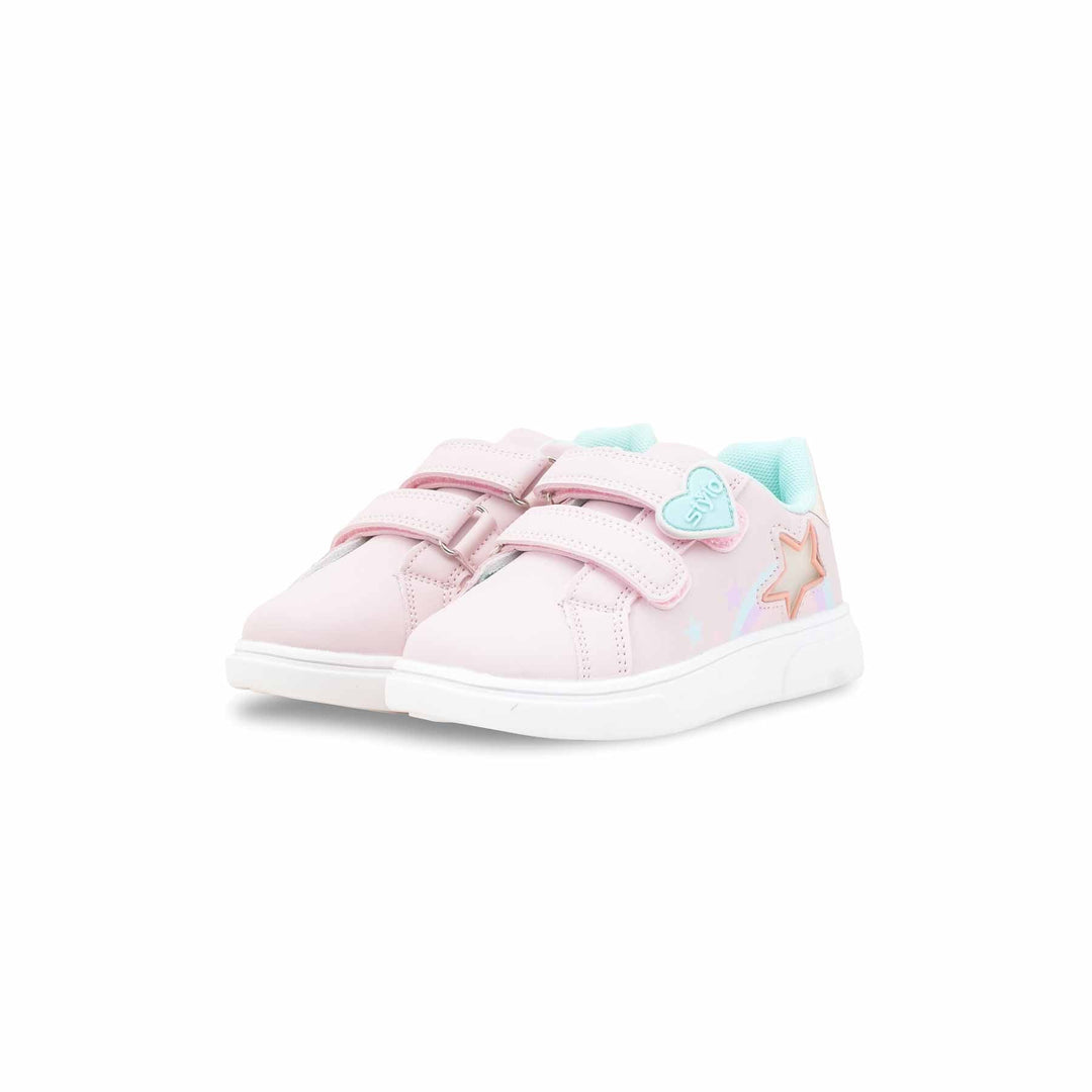 Girls Pink Casual Jogger KD1932