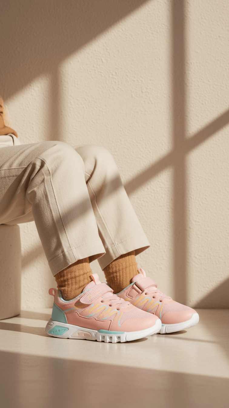 Girls Pink Casual Jogger KD1933