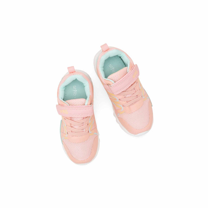 Girls Pink Casual Jogger KD1933