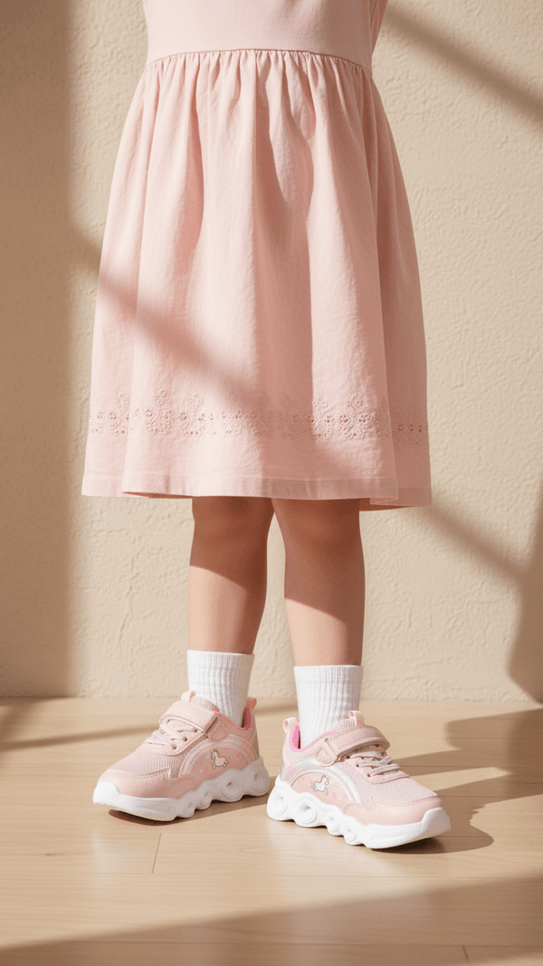 Girls Pink Casual Jogger KD1935