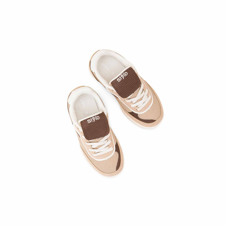 Girls Beige Casual Jogger KD1947