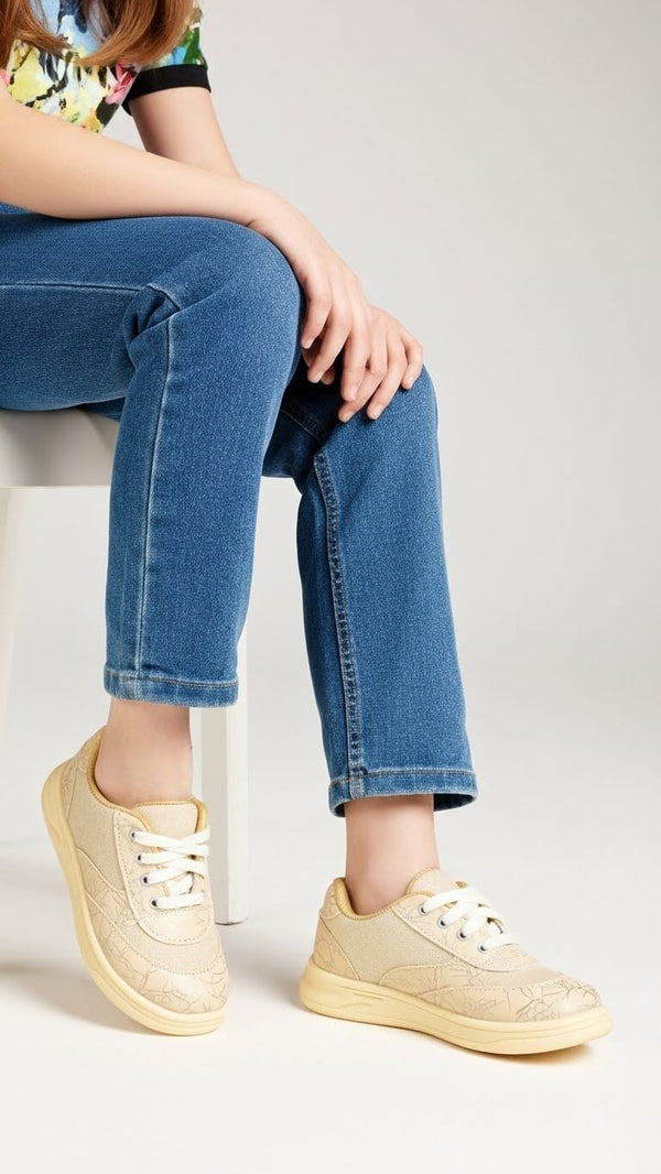 Girls Golden Casual Jogger KD1952