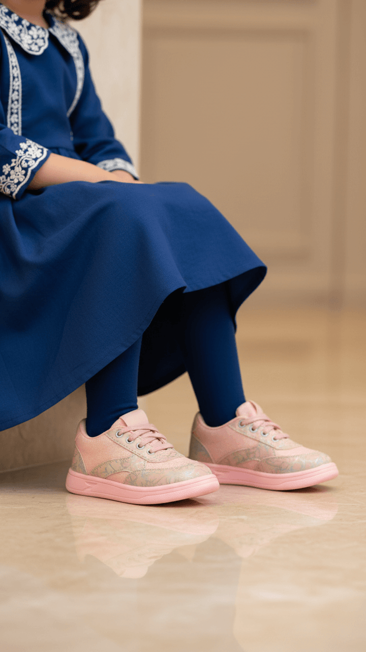 Girls Pink Casual Jogger KD1952