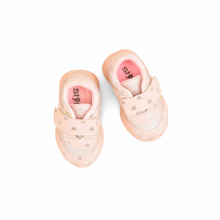 Babies Pink Casual Booties KD1954