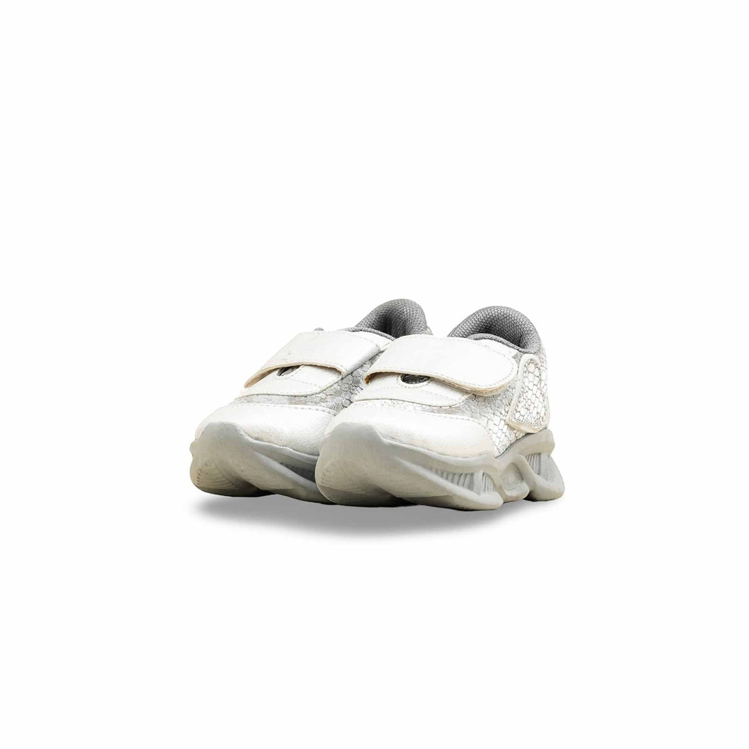 Babies Silver Casual Booties KD1955
