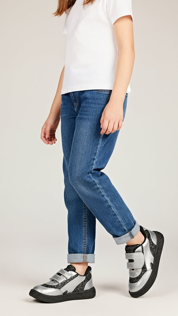 Girls Grey Casual Jogger KD1956