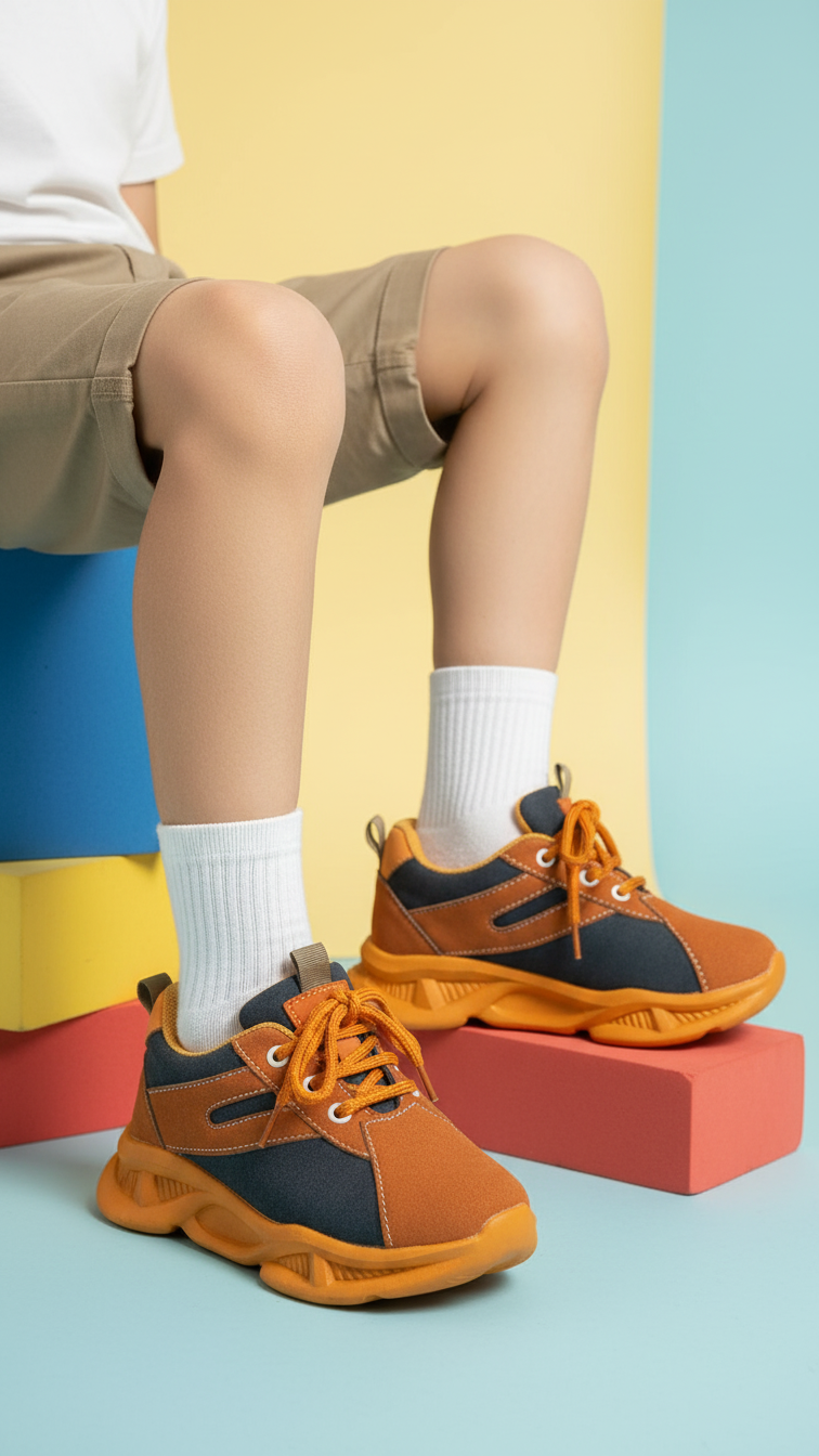 Babies Brown Casual Booties KD1958