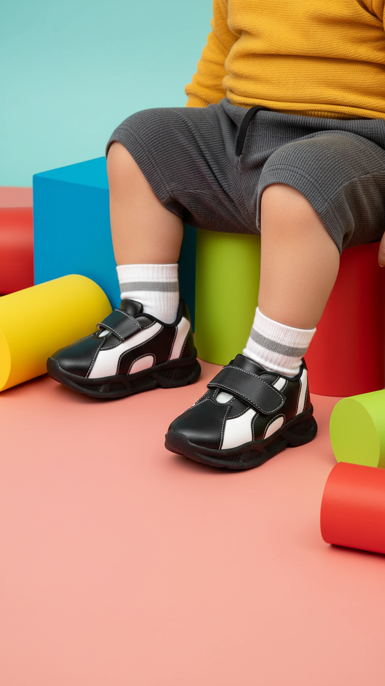 Babies Black Casual Booties KD1959