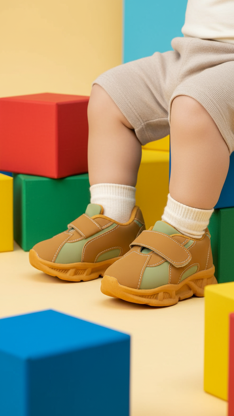 Babies Brown Casual Booties KD1959