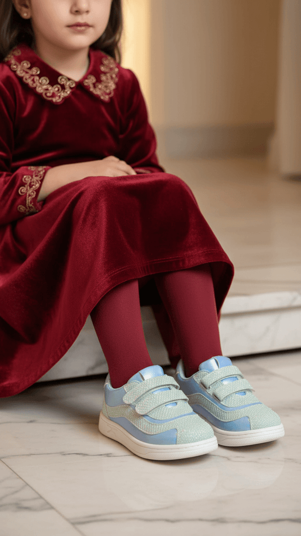 Girls Sky Blue Casual Jogger KD1960