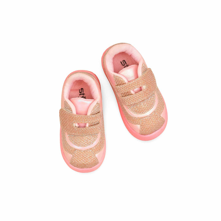 Girls Pink Casual Jogger KD1960