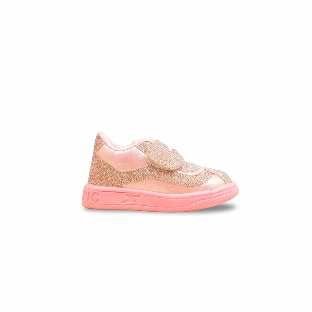 Girls Pink Casual Jogger KD1960