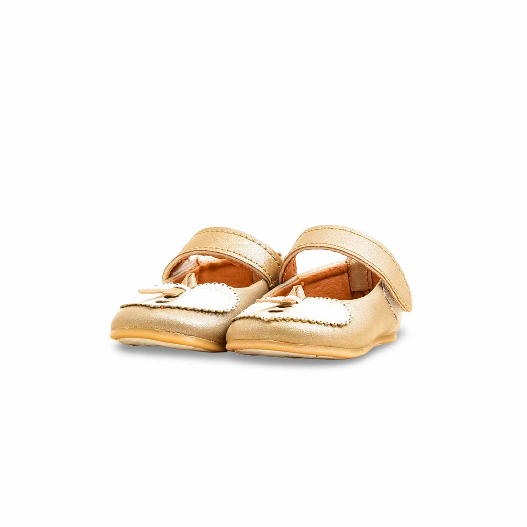 Babies Golden Casual Booties KD1971