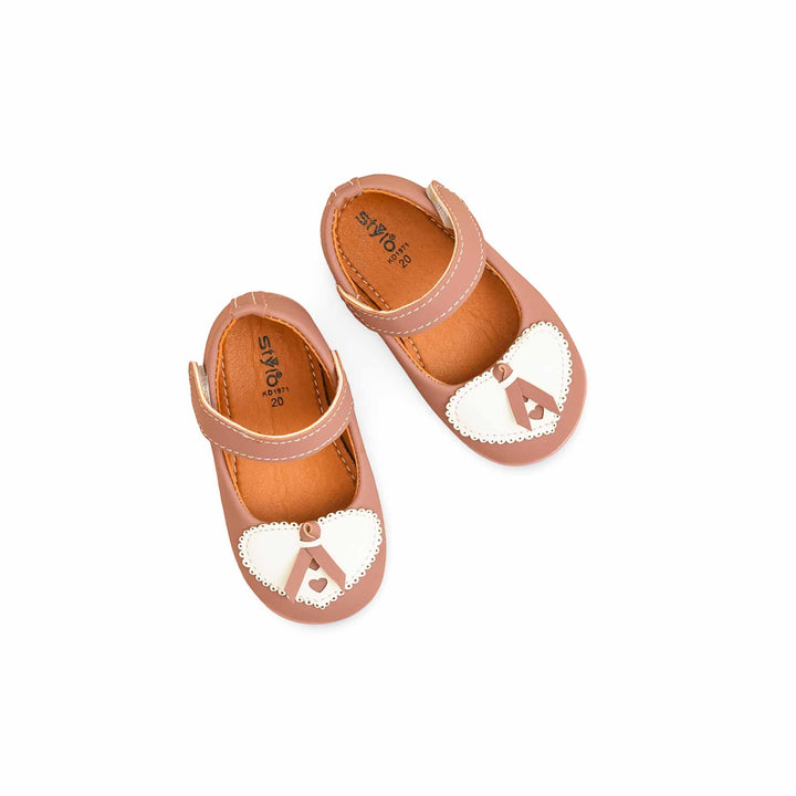 Babies Pink Casual Booties KD1971