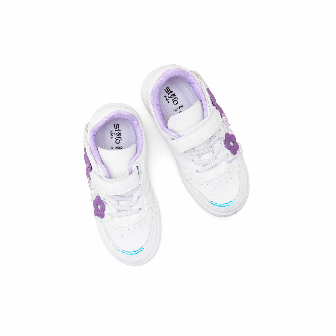 Girls Purple Casual Jogger KD1980