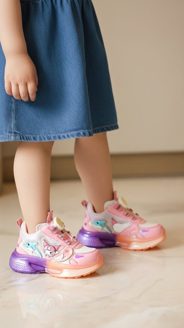 Girls Pink Casual Jogger KD1993